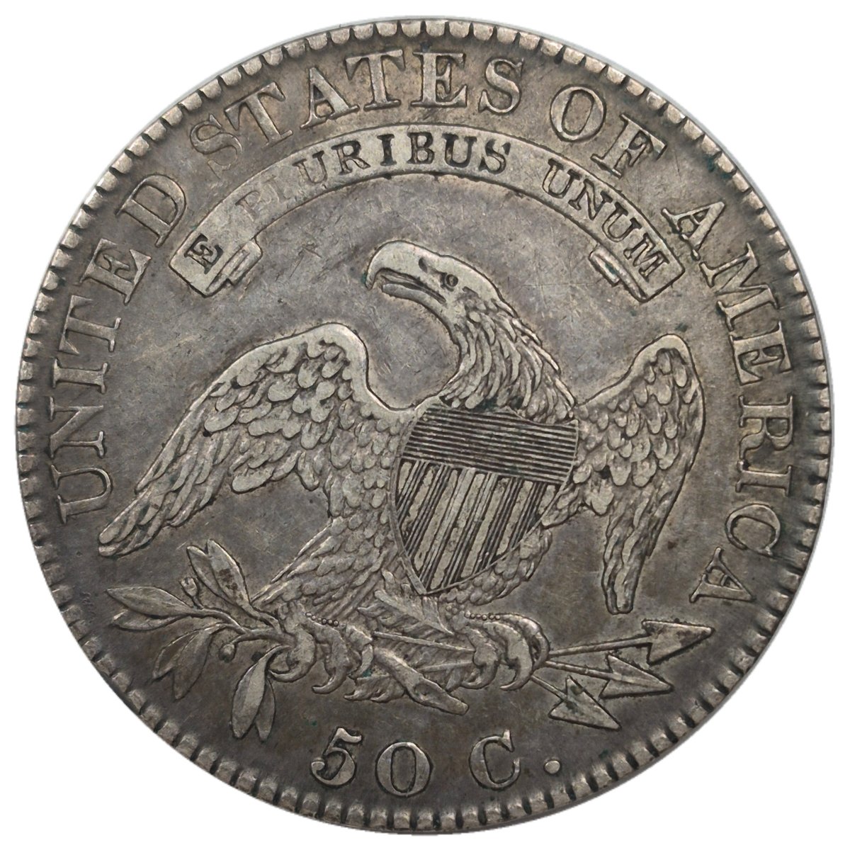1819-50c-Capped-Bust-Half-Dollar-Overton-107A,-R7